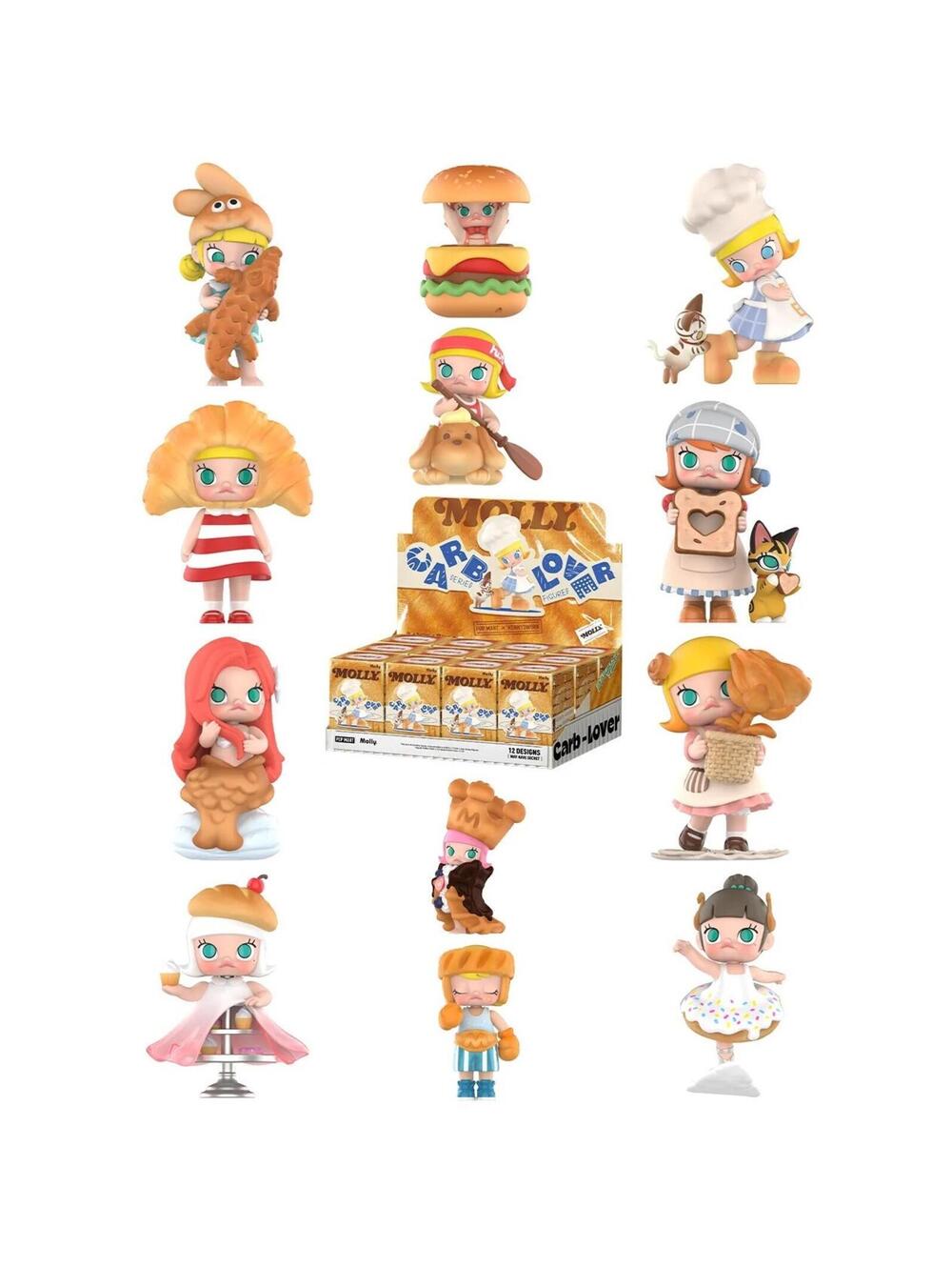 Molly Carb Lover Baking Time Series Figure Blind Box Set of 12 chance for SECRET